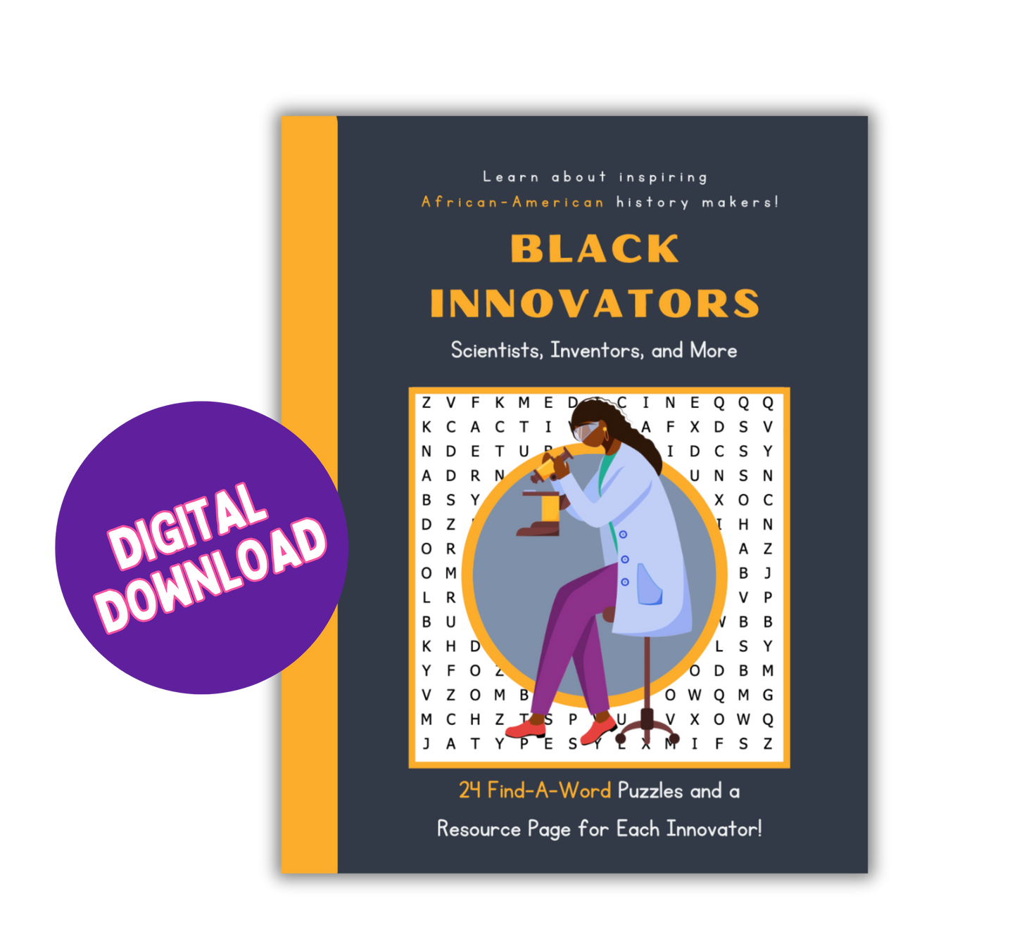 Black Innovators Find-A-Word {Digital Download}